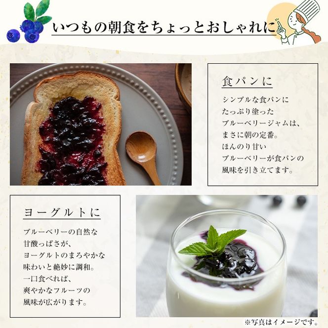 【12161】贅沢な国産ブルーベリージャム(100g×6個・計600g)ジャム 瓶 果物 果実 フルーツ パン【村山製油】