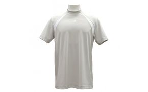 【3Lサイズ】ニューバランスゴルフ ウェア 半袖 モックネックシャツ メンズ UVカット グレー 012-6166002 172111_DM003VC04