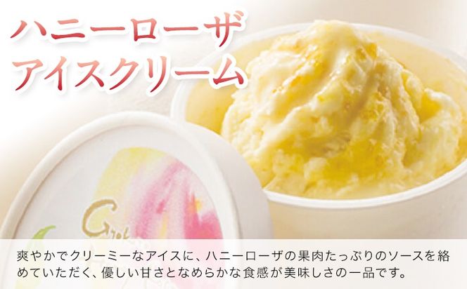 抜群の糖度と爽やかな酸味♪ハニーローザアイスクリーム＆ハニーローザシャーベット 120ml 選べる 6個 8個 12個 熊本県玉名郡玉東町 すもも ハニーローザ アイス ぷらっとぎょくとう《60日以内に出荷予定(土日祝除く)》---gkt_prt_20_6k---