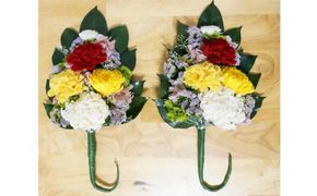 プリザーブドフラワー　仏花一対（ご自宅の花器へ挿込用）