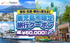 鹿児島県鹿児島市 日本旅行 地域限定旅行クーポン 60,000円分　K304-003