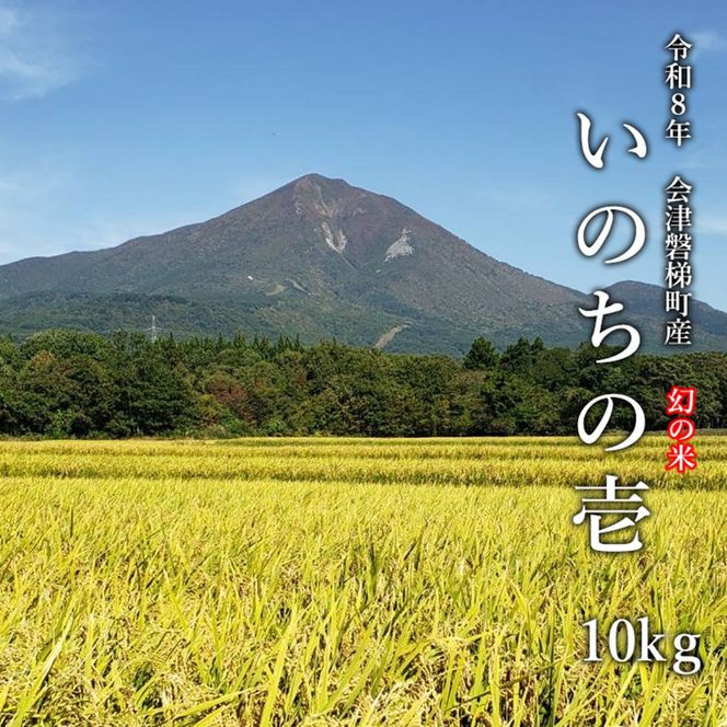 【令和8年産・新米】幻の米 いのちの壱 特別栽培米 10kg 【減農薬・減化学肥料】