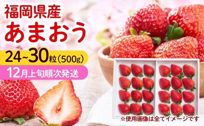 【2025年12月上旬より順次発送】福岡産 あまおう ギフト箱（24-30粒） 《築上町》【南国フルーツ株式会社】果物 苺 いちご[ABET004]