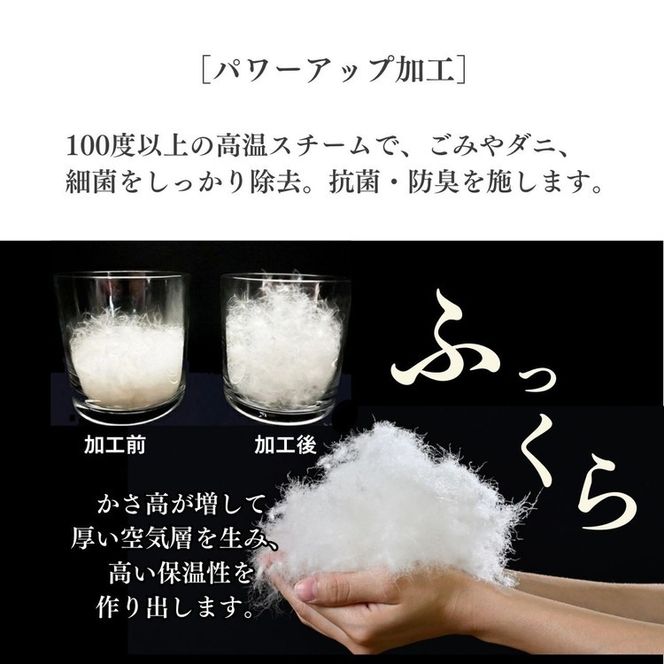 羽毛布団 掛け布団『シングル』 合い掛け 日本製 ホワイトダックダウン85%  ≪寝具 布団 国産 便利 シンプル 無地 軽量 新生活 ふるさと納税布団》京都金桝｜フレール合掛け