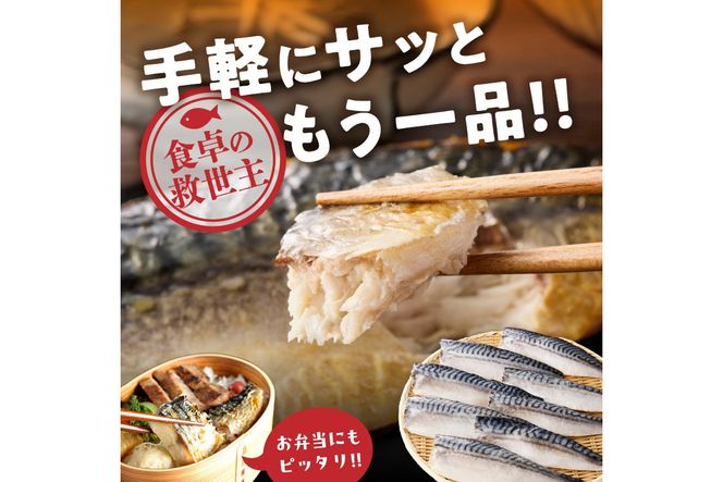 【H-013】【骨取り】さば使用 塩さば(昆布塩味) 40枚入