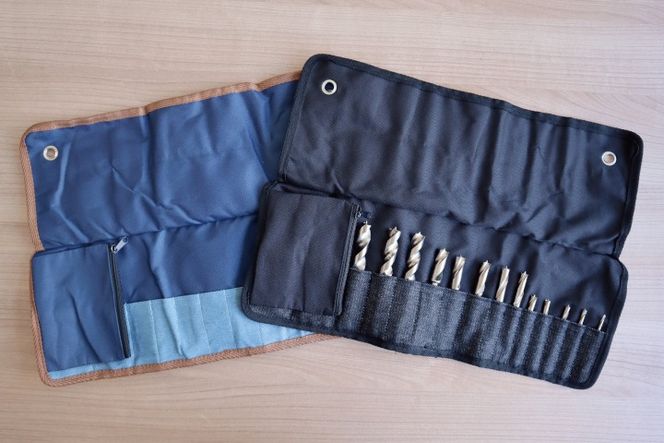 竹用ドリル28本＋ドリルロールバッグミニ２カラーセット