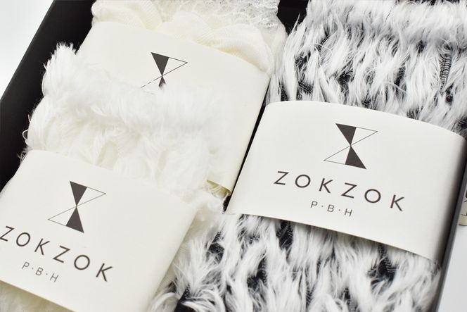 上質感を足にまとうラグジュアリーソックス ZOKZOK 3足セット (ホワイト系) /// 靴下 くつした くつ下 ソックス 足元 ラグジュアリー 婦人 レディース 女性  セット 母の日 ファッション おしゃれ 日本製 奈良県 広陵町