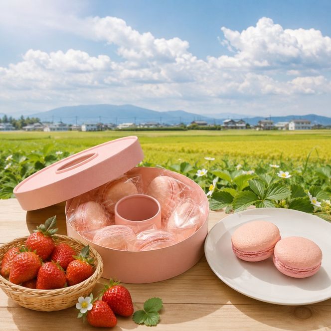 洋菓子 あまおう マカロン 6個入り いちご スイーツ 菓子 お菓子