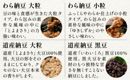 いろいろ納豆【3回連続お届け】