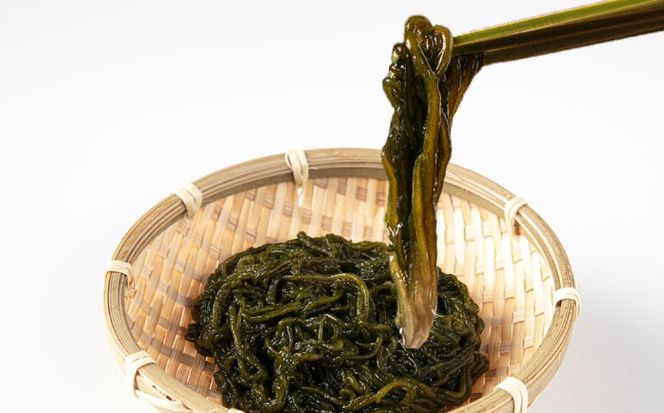 糸島産ふともずく（ソウメンノリ）100ｇ×4P　糸島市 / 糸島漁業協同組合芥屋支所 モズク 海藻[AHR001]