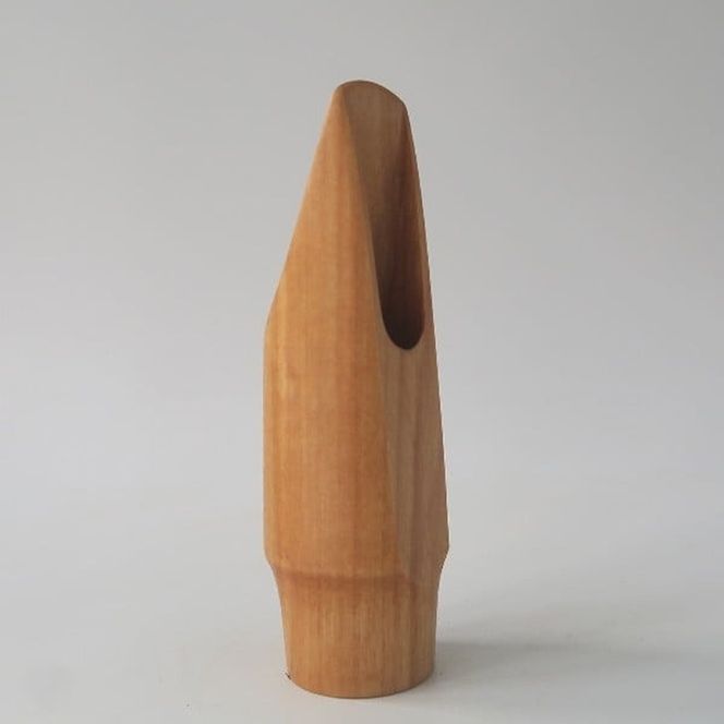 木製マウスピース（アルトサックス）　カバザクラ材（国産） ［195S07］ 木製マウスピース アルトサックス カバザクラ材 国産 木製 木材 マウスピース アルト サックス 硬い素材 希少 木肌 なめらか 温か味 サウンド クラシック JAZZ 製品保証 愛知県 小牧市 送料無料