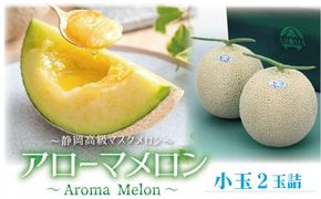 【通年出荷】アローマメロン(小玉) 2玉入 222232_DP002
