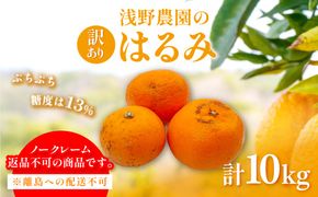【先行予約】【訳あり】はるみ計10kg※離島への配送不可（2027年2月中旬頃より順次発送予定）IKTAC032