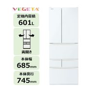 東芝 冷蔵庫 【標準設置費込み】 601L 6ドア 両開き 冷凍冷蔵庫 GR-Y600FK(EW) 141305_KV209