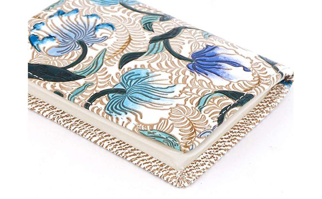 【文庫屋大関】箱まち小銭入れ　ノースガーデン＜ターコイズ＞【皮革工芸品】 ファッション小物 財布 民芸品 