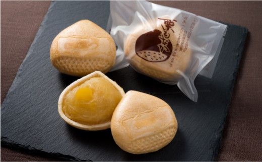 FYN6-156 【菓子舗わかつき】日本一大きな栗の木「栗もなか」 8個入 第24回 全国菓子大博覧会 技術優秀賞受賞 和菓子 最中 山形県 西川町