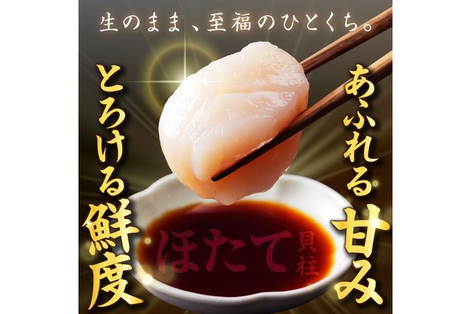 【2027年1月発送】北海道産 ほたて貝柱 1kg 500g×2 ( ホタテ ほたて 貝 貝柱 北海道産 玉冷 小分け 急速冷凍 )【241-0027】