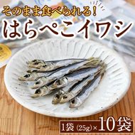 はらぺこイワシ10袋セット(25g×10袋)海産物 いわし 鰯 おつまみ おかず【下園薩男商店】akn086-12