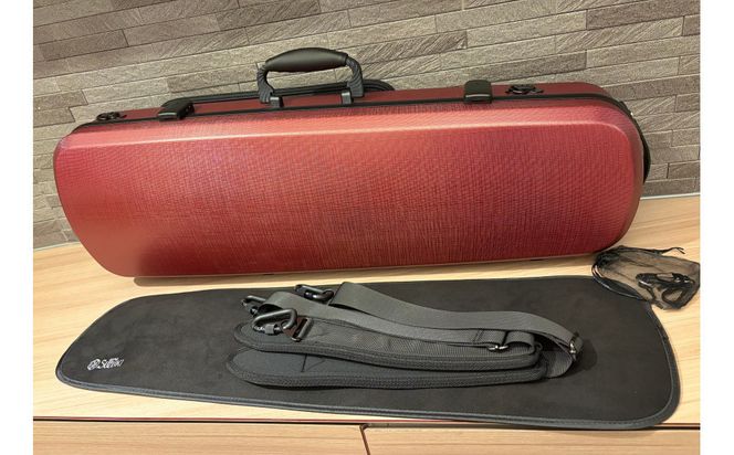 【人気！高評価】ヴァイオリン用ハードケース SUZUKIオリジナル ＜カラー：ワインレッド＞ 232238_AD85VC03