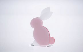  はざいくる アクリル 干支 うさぎ 置物 インテリア 雑貨 小物 2023年 2023年の干支 今年の干支 動物 飾り リビング 玄関 デスク SDGs 端材を使用 