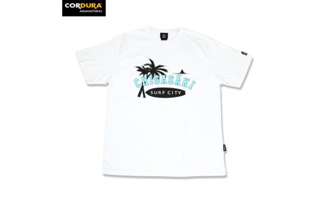 LOHASTYLE CORDURA天竺 CHIGASAKI 半袖T ホワイト オリジナル Tシャツ 半袖 白 男女兼用 湘南 茅ヶ崎市 神奈川県