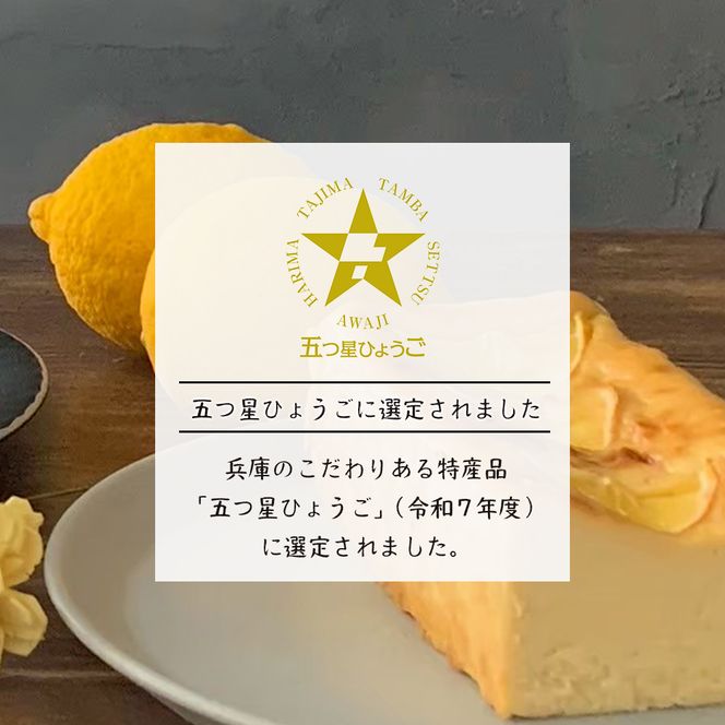 淡路島レモンのバスクチーズケーキ 480g　ケーキ