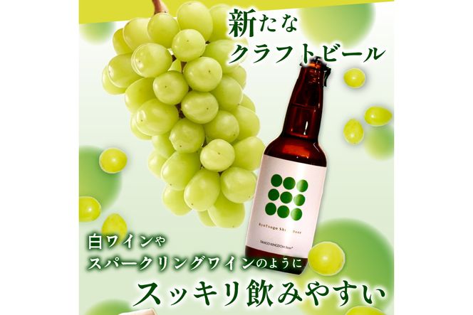 KyoTango ShineBeer 6本セット　お酒 酒 ビール ビア セット 詰め合わせ ふるさと納税 フルーツビール  地ビール ふるさと納税 ビール 人気 送料無料 果物 甘いビール フレーバー 瓶ビール　TO00131