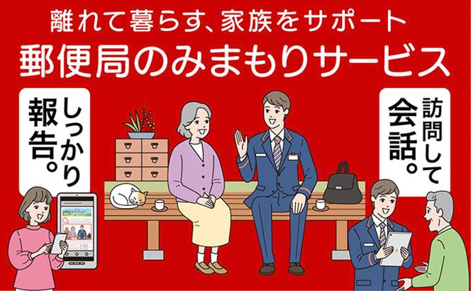 みまもり訪問サービス（12か月） チケット 地域のお礼の品 カタログ 