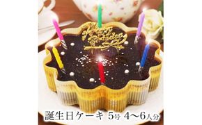 お誕生日ケーキ　星空のショコラ 5号 4-6人分　パティスリー天使のおくりもの ※離島への配送不可