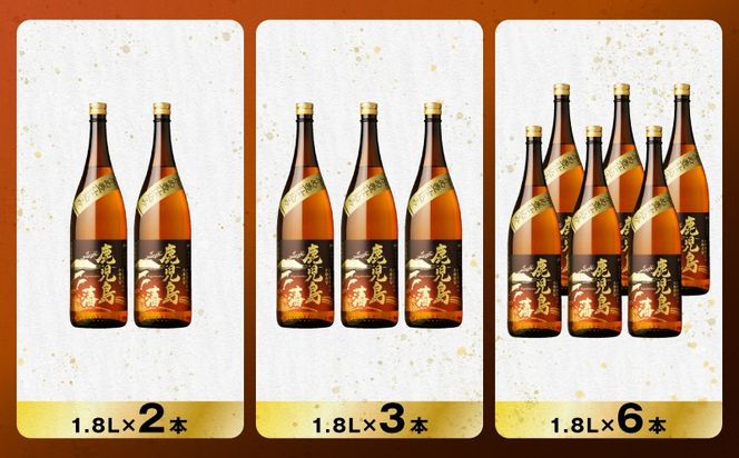 ＜選べる＞鹿児島藩 芋焼酎 25度（2本～12本/900ml or 1.8L）　K377-020_SKU