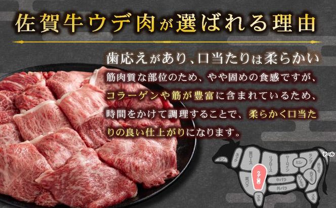 【順次配送】【佐賀牛】特選赤身切り落とし 800g ウデ 牛肉 薄切り スライス しゃぶしゃぶ すきやき