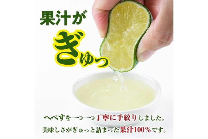 生絞り へべす 果汁100％(1kg)柑橘 調味料 冷凍 国産 宮崎県産 【KT-5】【K.Tfarm】