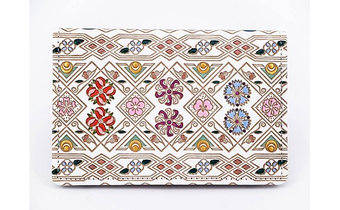 パスケース 名刺入れとしても パスカードホルダー 花菱 文庫屋大関 名刺入れ 名刺ケース レディース 定期券入れ 定期入れ 名刺 カードケース 二つ折り 薄型 レザー 本革 革 文庫革 日本製 東京 東京都 墨田区