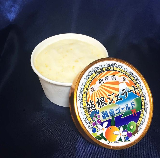 秋澤園謹製☆ジェラート☆箱根の冷涼な風と湘南の風が創り出した、果実６０％以上の贅沢なオトナのデザート。【ジェラート 秋澤園 オトナのデザート 清見オレンジ 湘南ゴールド キウイフルーツ ブルーベリー レモン 神奈川県 小田原市 】 142069_BP007