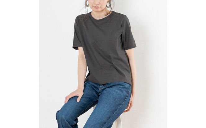 レディースカットソー 半袖 モカチャコール M 312011_CS002VC03
