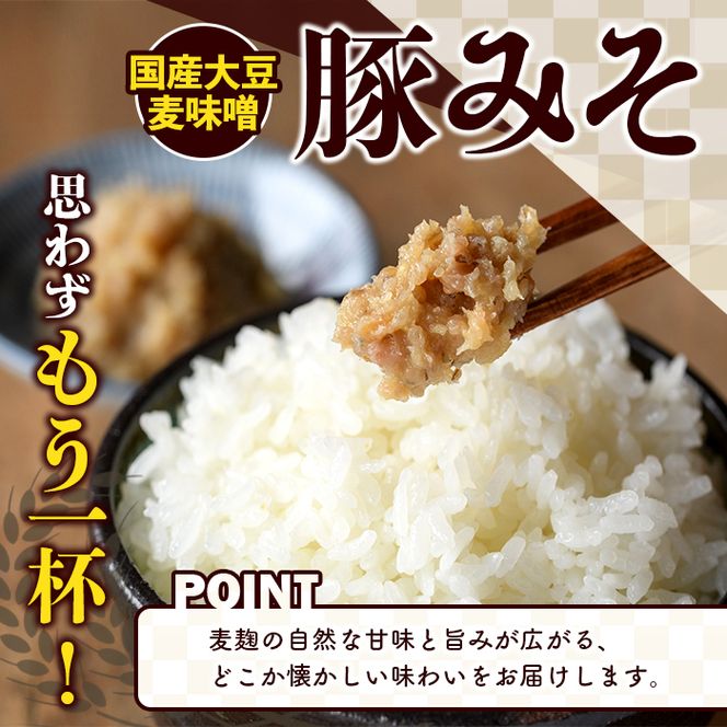 ISOMISO国産セット(磯味噌～光～800g+豚みそ130g+にんにくみそ130g) 国産 国産大豆 味噌 みそ 麦味噌 麦みそ いそみそ 豚味噌 にんにく味噌 自家製 手作り ご飯のお供 ごはんのお供 おかず おつまみ 万能調味料 【田舎みそ磯畑～ISOMISO～】akn099-13