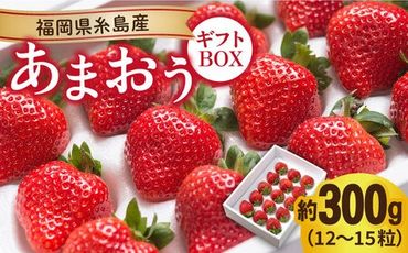 [先行予約]糸島産 あまおう ギフト 箱 ( 12-15粒 ) [2024年12月上旬以降順次発送] [糸島][南国フルーツ株式会社]