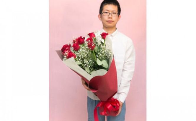 赤バラの花束 10本「あなたは全てが完璧」| 花 花束 バラ 10本 記念 サプライズ ギフト プレゼント 神奈川県 小田原市  142069_BN001