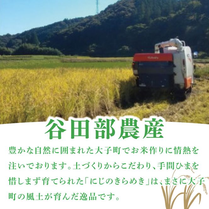 【3ヶ月定期便】【金賞農家が栽培した家庭用米】立神米「にじのきらめき」5kg×3回（白米）｜茨城県 大子町 奥久慈 大子産米 精米 米 コンテスト 受賞 生産者（BT062）