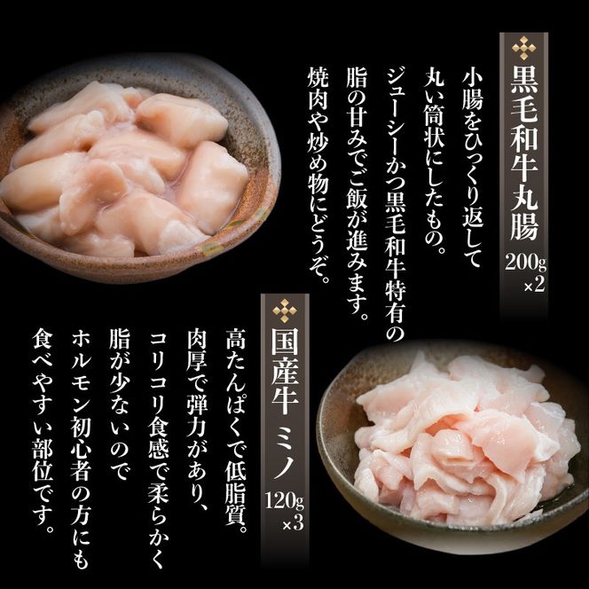 国産！牛もつ（ホルモン）焼肉セット　K002-007