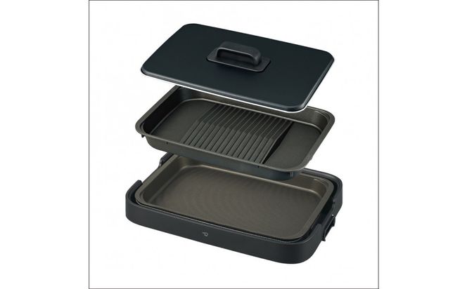 【未開封品】象印　ホットプレートブラック 　やきやき【匿名配送】 象印 ホットプレート 「 やきやき 」 EAKG20-BA ブラック 272183_AK192