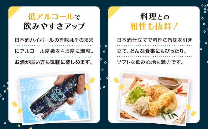 【黄桜】ソフトハイボール日本酒 (235ml×12本)［ キザクラ カッパ 京都 お酒 ハイボール 日本酒 地酒 ご当地 日常使い 宅飲み 家飲み 晩酌 人気 おすすめ 定番 ギフト プレゼント 贈答 ご自宅用 お取り寄せ おいしい 送料無料 ふるさと納税 ］ 261009_B-DN82