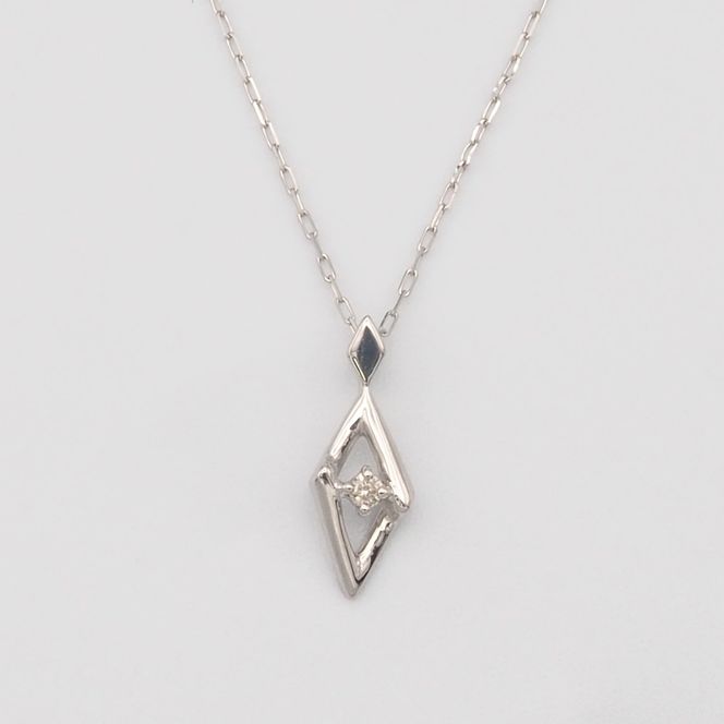 PT900/PT850 0.01ct ダイヤモンド ペンダントネックレス HH-019747 SWBT013-pt