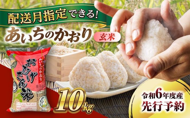 あいちのかおり　玄米　10kg　米　お米　ご飯　愛西市/脇野コンバイン[AECP011]