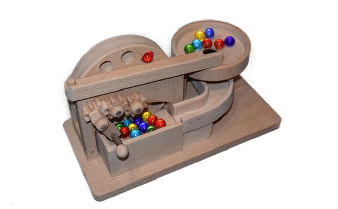 おもちゃ 手作り 木のおもちゃ ビー玉からくり プチ円盤トルネード からくり 玩具 赤ちゃん 子供 雑貨 