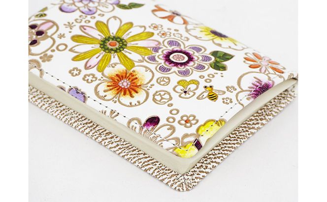 【文庫屋大関】箱まち小銭入れ　みつばち【皮革工芸品】 ファッション小物 財布 民芸品 