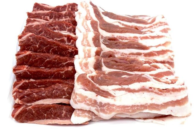 【肉職人厳選】至福の焼肉セットC 計約1kg 加美町産ブランド豚 おだしまポーク [関精肉畜産 宮城県 加美町 44581357] 牛カルビ 焼き肉 豚 カルビ | 44581357