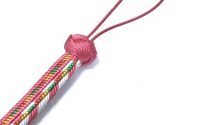 組紐ネックストラップゆるぎ組 矢絣柄１【hrkz0007-1】