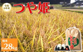 【米カテゴリ ランキング入！】【環境保全米】アグリとみたの 令和6年産 つや姫 精米 約28㎏ / 米 お米 こめ 白米 ご飯 ライス つやひめ 産地直送 数量限定 【agtomita001】