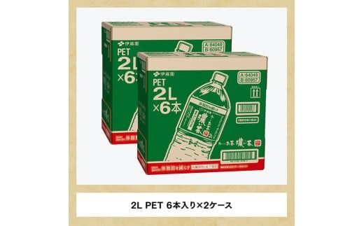 お茶 【期間限定】お～いお茶 濃い茶 2L×6本×2ケース 伊藤園[C07331]